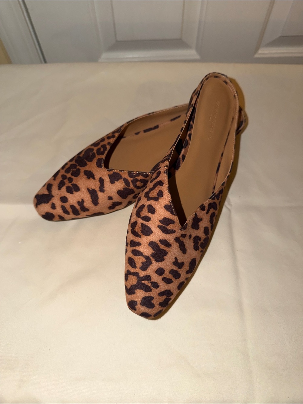 Banana Republic Leopard Print Mules in Brown